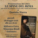 Giovedì 28 maggio la presentazione di “Le spine del Rosa” di Daniela Marra.